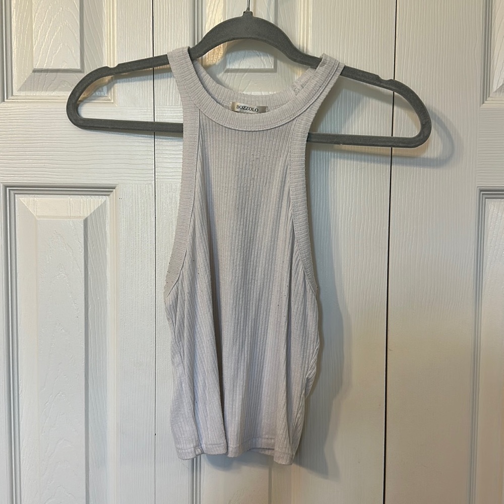 High neck tank top